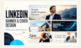 design linkedin banner, facebook cover and twitter header