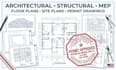 provide architectural structural mep plans and stamp in florida texas for permit
