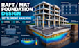design raft, mat foundations, perform foundation settlement analysis