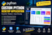develop custom python desktop application