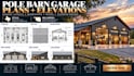 design pole barn garage plans and elevations in texas, oklahoma