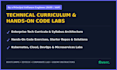 design technical curriculum and coding exercises