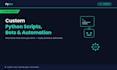 build custom python scripts, bots, extraction tools and desktop applications