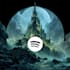 create fantasy spotify cover artwork with cinematic style