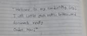 write anything in my neat and clean handwriting