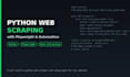 build a python web scraper with playwright for any website