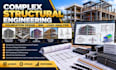 do complex structural drawing foundation design and bim models load analysis USA