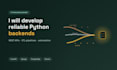 develop python backend apis, automation scripts, and etl pipelines