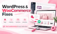 fix wordpress and woocommerce issues and bugs