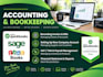 do bookkeeping, quickbooks cleanup and wave