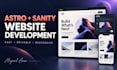 build a fast astro website with an editable sanity cms
