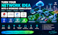 design and simulate advanced networks using omnet ns2 gns3 and cooja
