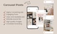 design carousel posts for instagram