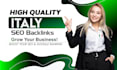 build targeted italy backlinks for your website SEO