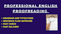 proofread english articles and blog posts