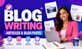 write engaging blog posts, articles, and website content