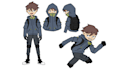 draw custom chibi anime character design, avatar, and icons