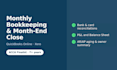 do bookkeeping and month end close in quickbooks and xero