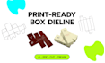 do a print ready dieline for your folding carton box