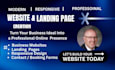 modern responsive website ghi landing page framer website ui design