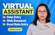 do data entry, copy paste and web research