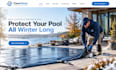 design wix pool winterization website pool closing company maintenance website