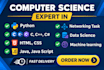 Do computer science projects, java, cpp, python programming tasks and ...