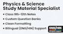 create physics study material, science notes, and question banks