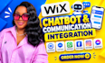 wix chatbot integration, ai chatbot, live chat, and social media integration