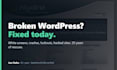 fix your broken, blank, or crashed wordpress site today
