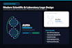 design a modern scientific, biotech, or laboratory logo