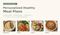 create a personalized healthy meal plan designed by a nutritionist