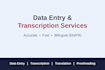 deliver fast, accurate, reliable data entry