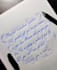 do beautiful cursive handwriting for you