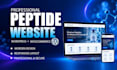 design a professional peptide website with wordpress and woocommerce