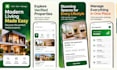 design google play app screenshots for rental apps