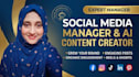 be your social media manager and ai content creator