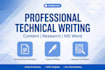 do technical writing, content writing and ms office work