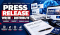 write press release and provide professional PR distribution
