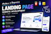 create a responsive landing page