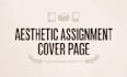 design aesthetic assignment cover page