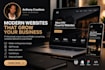 build a responsive HTML CSS javascript landing page