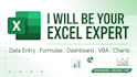 be your excel expert for data entry, formulas, charts, dashboards, vba