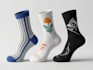 create 3d mockup unique socks design pattern sublimation