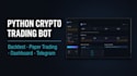 build a python crypto trading bot and dashboard