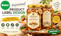 design professional food packaging  labels