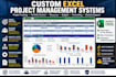 build an excel project management dashboard and project tracker