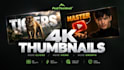 create cinematic 4k youtube thumbnails