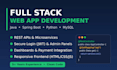 build a full stack web app with java spring boot or python