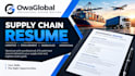 write an ats supply chain logistics and procurement resume